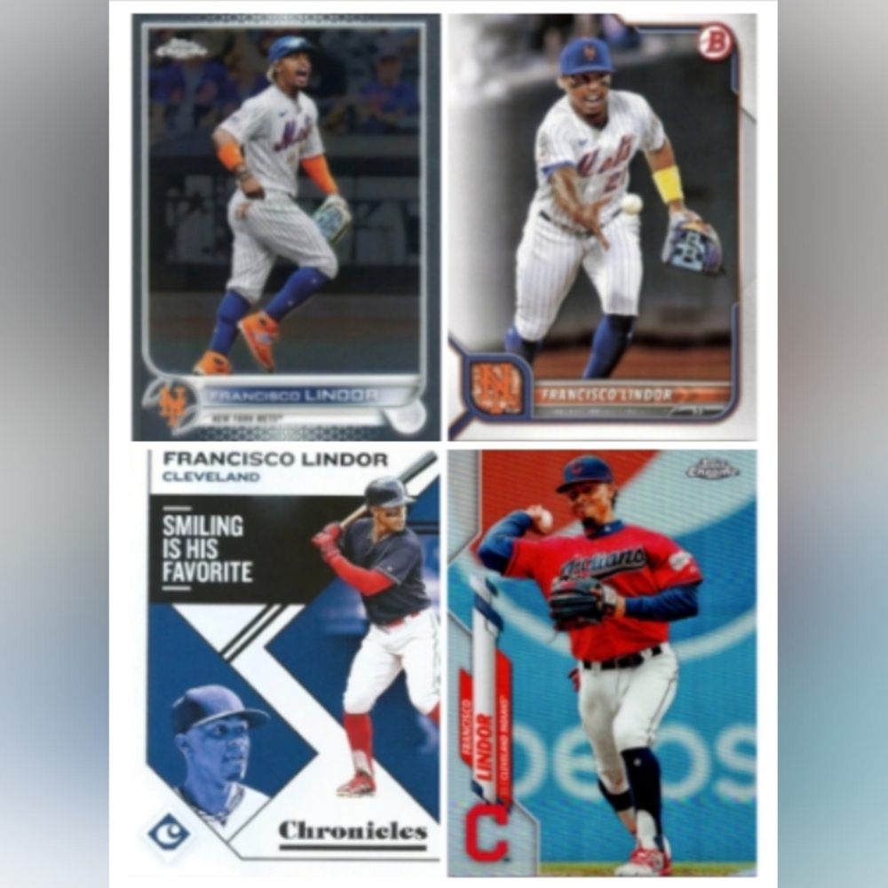 Francisco Lindor ⚾ MLB Baseball Trading Cards Lot 🔥 New York Mets